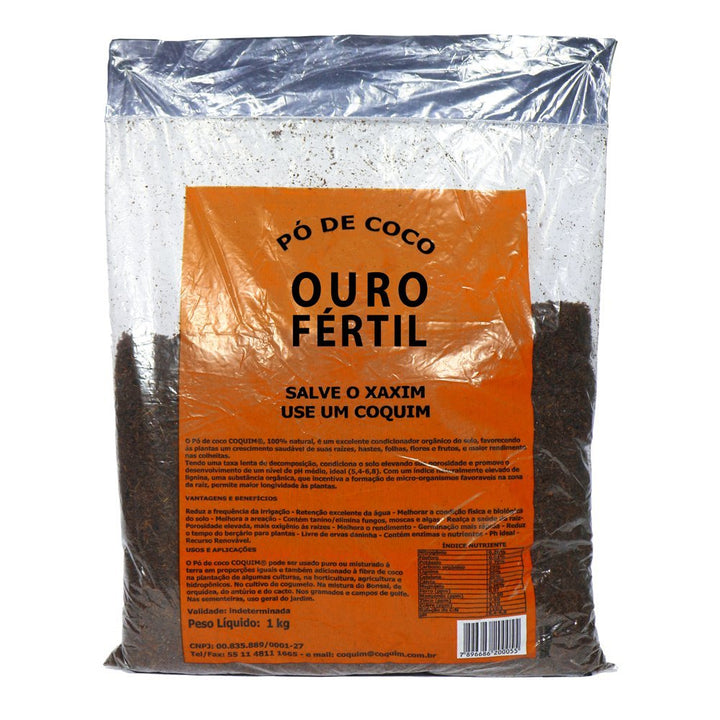 Pó de Coco Ouro Fértil 1 KG